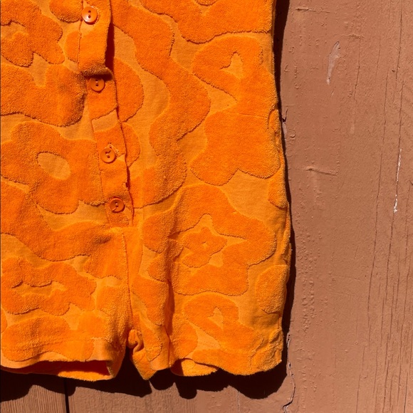 Jaded London Bright Orange Romper - Picture 3 of 5
